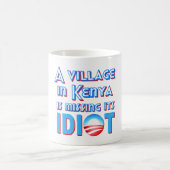Ein Dorf in Kenia ist sein Idiot Obama vermisst Kaffeetasse (Mittel)