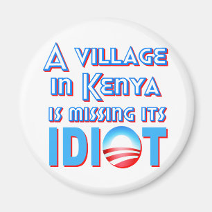 Ein Dorf in Kenia ist sein Idiot Obama vermisst Magnet