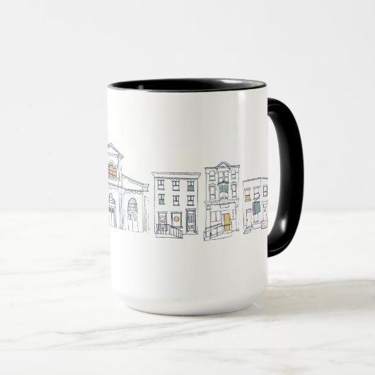 Ein Dorf Tasse (VorderseiteRechts)