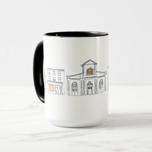 Ein Dorf Tasse (Vorderseite Links)