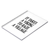 Ein Dorf zu züchten erfordert ein Viking Notizblock (Linke Seite)