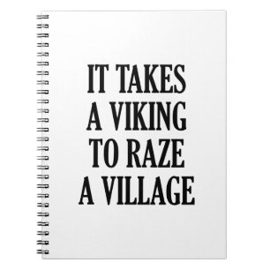 Ein Dorf zu züchten erfordert ein Viking Notizblock