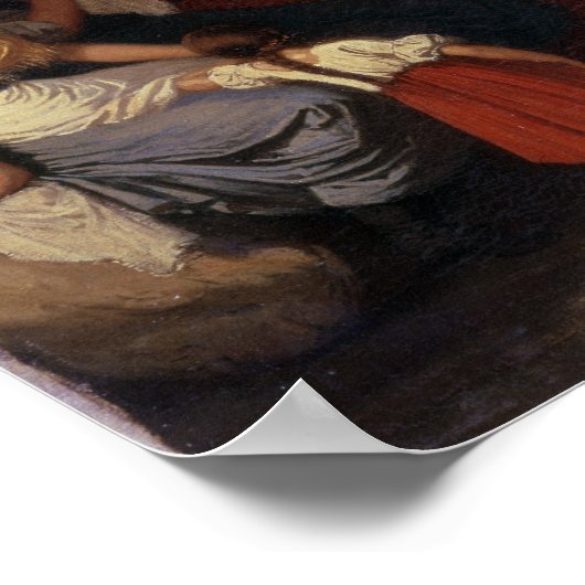 Ein Dorfhochzeitfest Poster (Ecke)