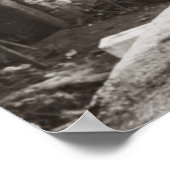 Ein Dorfschmied, der ein Pferd zeigt Poster (Ecke)