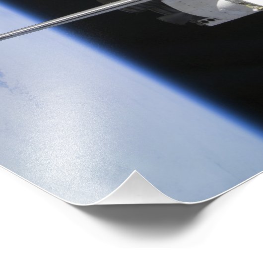 Ein dotiertes Sojus-Raumfahrzeug Fotodruck (Ecke)