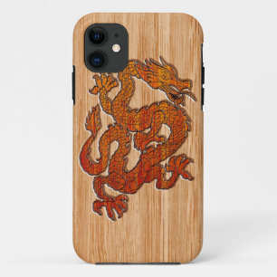 Ein Drache im Bambusstil Case-Mate iPhone Hülle