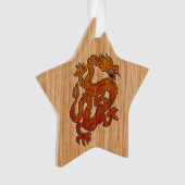 Ein Drache in der Bambusart Ornament (Vorderseite)
