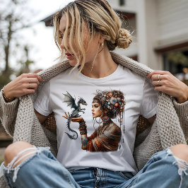 Ein Drache in der Hand T-Shirt