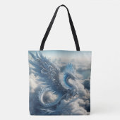 Ein Drache umgeben von Wolken Tasche (Vorderseite)
