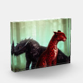 Ein Drache und ein Greifen, Freund oder Feind? Fotoblock (Links)