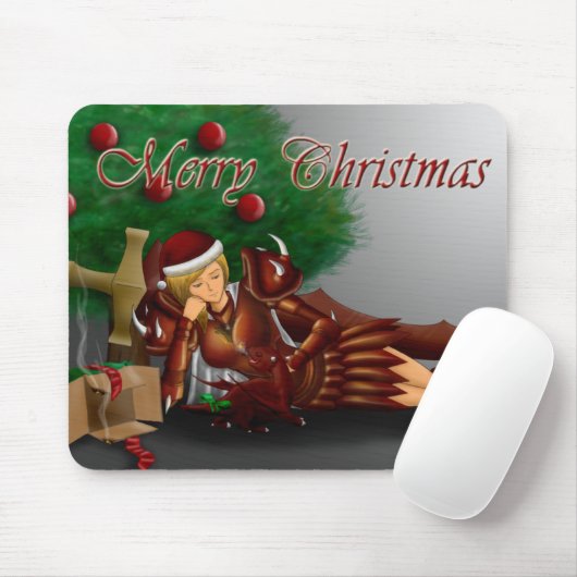 Ein Drache-Weihnachten Mousepad (Mit Mouse)