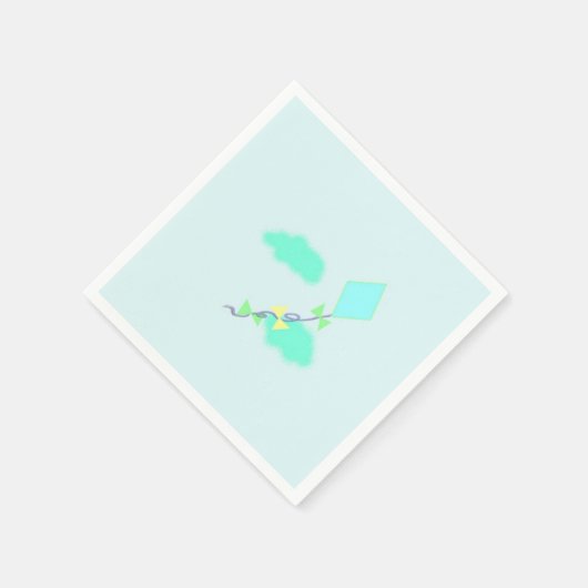 Ein Drachen fliegen Serviette (Ecke)