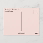 Ein Drachenblutbaum im Socotra-Jemen Postkarte (Rückseite)