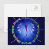 Ein Dragonfly-Tanz Postkarte (Vorne/Hinten)