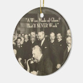 Ein Draht aus Glas, Humor Tech Keramikornament (Links)