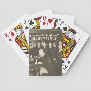 Ein Draht aus Glas, Humor Tech Spielkarten