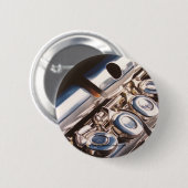 Ein drei Stück-Flöten-Knopf Button (Vorne & Hinten)