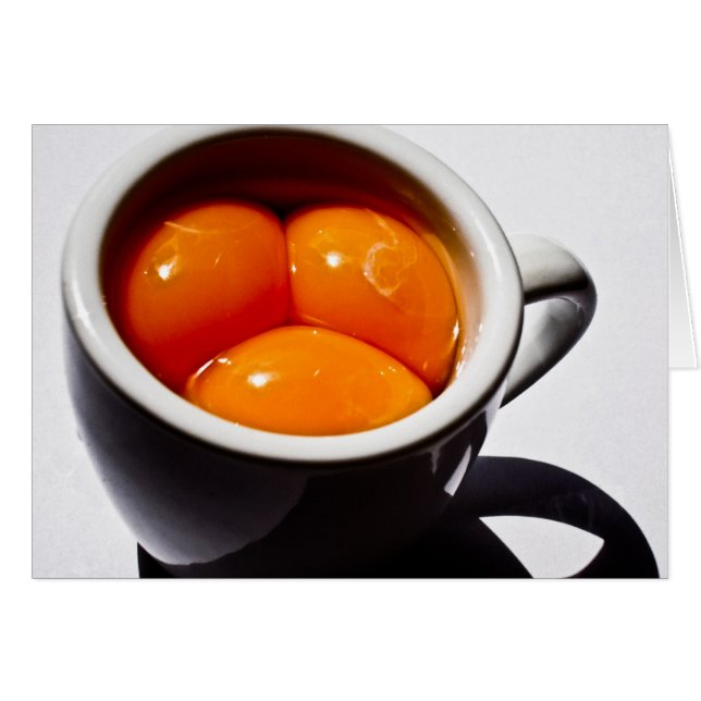 Ein dreifaches "Eggspresso " (Vorderseite (Horizontal))