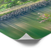 Ein dreistöckiges japanisches Landhaus Poster (Ecke)