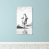 Ein Druid Leinwanddruck (Insitu (Holzboden))