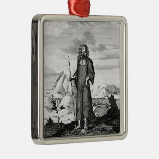 Ein Druide Ornament Aus Metall (Rechts)