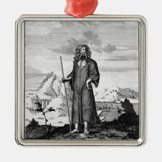 Ein Druide Ornament Aus Metall (Vorne)