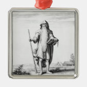 Ein Druide Ornament Aus Metall (Vorne)