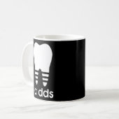 Ein DSD-Zahnarzt Spaß für Zahnmedizin Abschluss Kaffeetasse (Vorderseite Links)