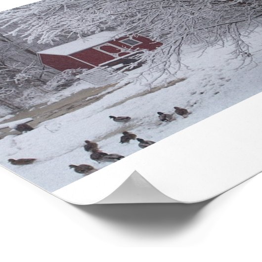 Ein Ducky Christmas Poster (Ecke)