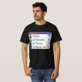 Ein dummer Boss Menschen aus Versehen befeuern T-Shirt (Vorne ganz)