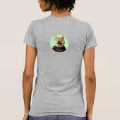 Ein dummer Boss Menschen aus Versehen befeuern T-Shirt (Rückseite)