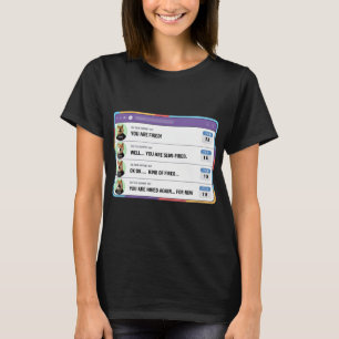 Ein dummer Boss Menschen aus Versehen befeuern T-Shirt