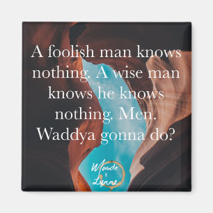 Ein dummer Manmagnet Magnet