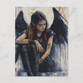 Ein dunkler Engel Postkarte (Vorderseite)