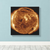 Ein dunkler Graben in der Sonne Leinwanddruck (Insitu (Holzboden))