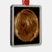 Ein dunkler Graben in der Sonne Silbernes Ornament (Rechts)