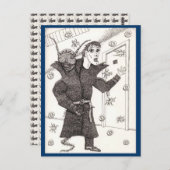 Ein dunkler Scanner Postkarte (Vorne/Hinten)