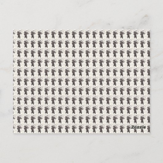 Ein dunkler Scanner Postkarte (Rückseite)