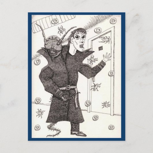 Ein dunkler Scanner Postkarte (Vorderseite)