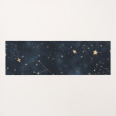 Ein dunkler Starry Night Sky Design Yogmatte Yogamatte (Rückseite (Horizontal))