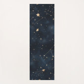 Ein dunkler Starry Night Sky Design Yogmatte Yogamatte (Vorderseite)