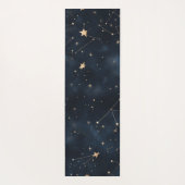Ein dunkler Starry Night Sky Design Yogmatte Yogamatte (Rückseite)
