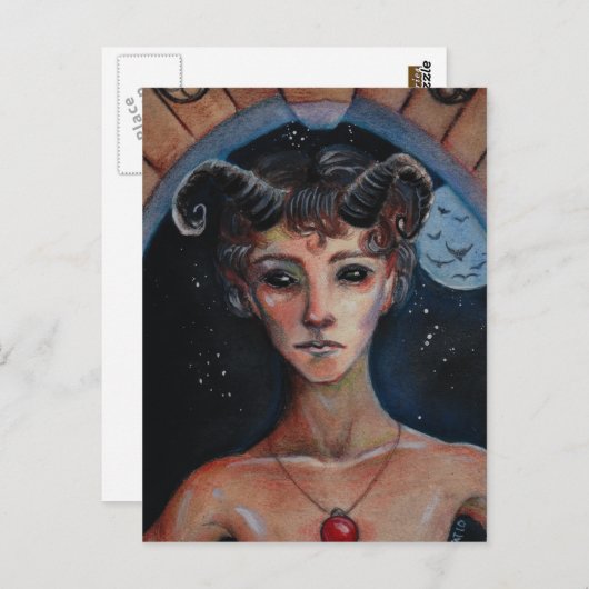 Ein dunkler Unterstrom - der faule KAT Postkarte (Vorne/Hinten)