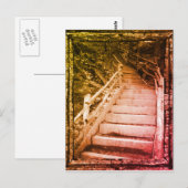 Ein dunkler Weg Postkarte (Vorne/Hinten)