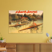 Ein dunkles, geheimes Theaterposter Leinwanddruck (Insitu (Wohnzimmer))