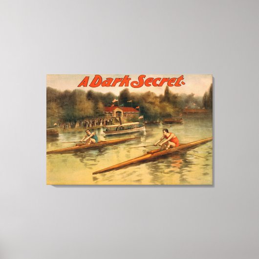 Ein dunkles, geheimes Theaterposter Leinwanddruck (Vorderseite)