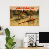 Ein dunkles, geheimes Theaterposter Poster (Heimbüro)