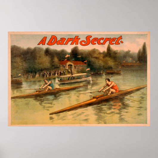 Ein dunkles, geheimes Theaterposter Poster (Vorne)