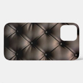 Ein dunkles Lederkissen, aus einem Kindersitz Case-Mate iPhone Hülle (Rückseite (Horizontal))