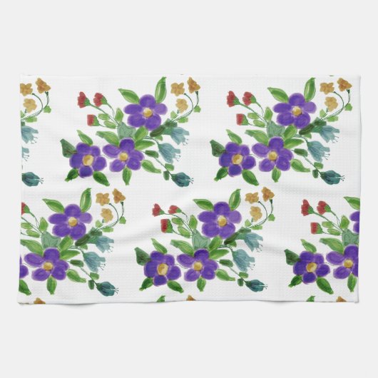 Ein dunkles Weiß, ganz überzogen mit einem Teetuch Geschirrtuch (Horizontal)